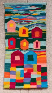 Blocks by Elizabeth Train; Woven Tapestry