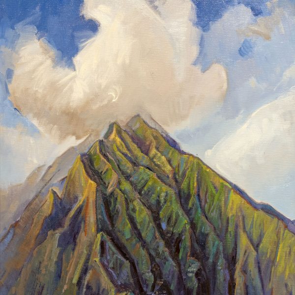 Keahiakahoe: Ka Nu‘u I Kea O Lino by Bryce Myers - oil on canvas